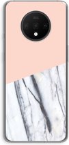 Case Company® - OnePlus 7T hoesje - A touch of peach - Soft Cover Telefoonhoesje - Bescherming aan alle Kanten en Schermrand