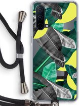 Case Company® - OnePlus Nord CE 5G hoesje met Koord - Fantasie jungle - Telefoonhoesje met Zwart Koord - Bescherming aan alle Kanten en Over de Schermrand