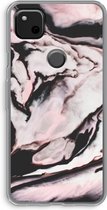 Case Company® - Google Pixel 4a hoesje - Roze stroom - Soft Cover Telefoonhoesje - Bescherming aan alle Kanten en Schermrand