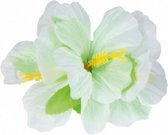 haaraccessoire Hawaii Hibiscus dames 12 cm polyester wit