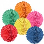 kleurrijke ballonlampionnen 22 cm papier 12 stuks
