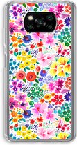 Case Company® - Poco X3 Pro hoesje - Little Flowers - Soft Cover Telefoonhoesje - Bescherming aan alle Kanten en Schermrand