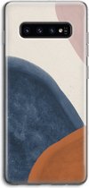 Case Company® - Samsung Galaxy S10 4G hoesje - Geo #1 - Soft Cover Telefoonhoesje - Bescherming aan alle Kanten en Schermrand