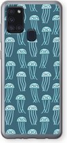 Case Company® - Samsung Galaxy A21s hoesje - Kwallie - Soft Cover Telefoonhoesje - Bescherming aan alle Kanten en Schermrand