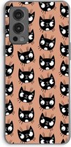 Case Company® - OnePlus Nord 2 5G hoesje - Kat - Soft Cover Telefoonhoesje - Bescherming aan alle Kanten en Schermrand