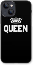 Case Company® - iPhone 13 hoesje - Queen zwart - Soft Cover Telefoonhoesje - Bescherming aan alle Kanten en Schermrand