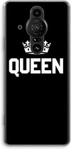 Case Company® - Sony Xperia Pro-I hoesje - Queen zwart - Soft Cover Telefoonhoesje - Bescherming aan alle Kanten en Schermrand