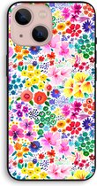 Case Company® - iPhone 13 mini hoesje - Little Flowers - Biologisch Afbreekbaar Telefoonhoesje - Bescherming alle Kanten en Schermrand