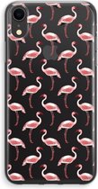 Case Company® - iPhone XR hoesje - Flamingo - Soft Cover Telefoonhoesje - Bescherming aan alle Kanten en Schermrand