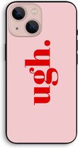 Case Company® - iPhone 13 mini hoesje - Ugh - Biologisch Afbreekbaar Telefoonhoesje - Bescherming alle Kanten en Schermrand
