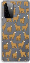 Case Company® - Samsung Galaxy A72 hoesje - Alpacas - Soft Cover Telefoonhoesje - Bescherming aan alle Kanten en Schermrand