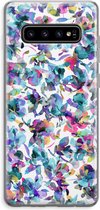 Case Company® - Samsung Galaxy S10 Plus hoesje - Hibiscus Flowers - Soft Cover Telefoonhoesje - Bescherming aan alle Kanten en Schermrand