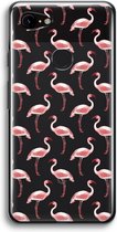 Case Company® - Google Pixel 3 hoesje - Flamingo - Soft Cover Telefoonhoesje - Bescherming aan alle Kanten en Schermrand