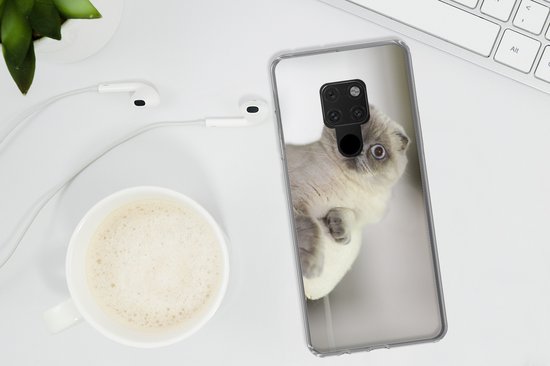 Coque Huawei P40 Lite - Chat - Animal - Salon - Coque de téléphone en Siliconen