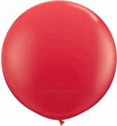 ballon XL 90 cm latex rood