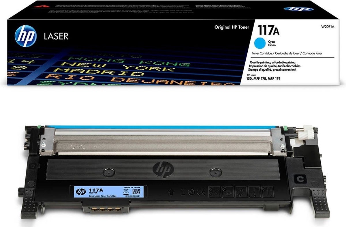 Hp Pack 4x Toner 117A Original Compatible avec les imprimantes laser HP  Color Laser 150, 150a, 150nw, MFP 178, MFP 178fwg, MFP 178nw, MFP 178nwg,  MFP 179, MFP 179fnw, MFP 179fwg, MFP