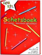 Schetsboek Crea-kit A3 20 vel 200gr