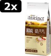 2x TRUE INSTINCT MINI AD CHICKEN 7KG