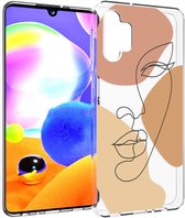 iMoshion Design voor de Samsung Galaxy A32 (5G) hoesje - Gezicht - Multicolor