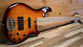 Lakland Skyline 55-02 Deluxe Quilt Maple Honey Burst, maple fingerboard - Elektrische basgitaar - Sunburst