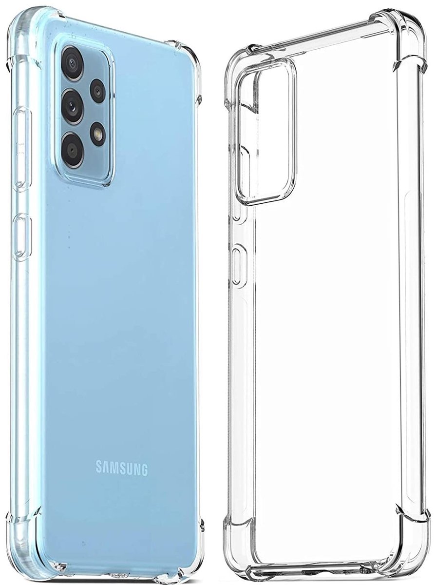 Hoesje geschikt voor Samsung Galaxy A52 - Backcover - Anti shock - Extra dun - Transparant
