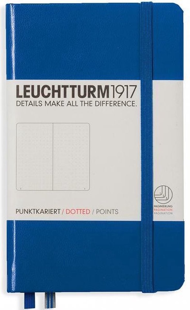 Leuchtturm1917 Notitieboek – Pocket – Puntjes – Royal Blauw