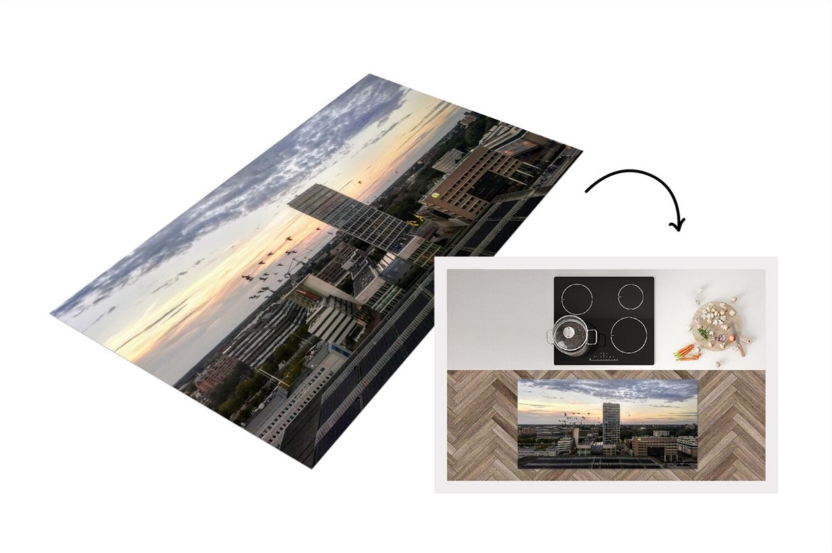 KitchenYeah Keukenloper - Loper keuken - Eindhoven - Hotel - Urban - Keukenloper vinyl multicolor, foto 2