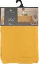 Tafelkleed van katoen rechthoekig 240 x 140 cm - geel - Eettafel tafellakens