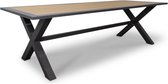 LUX outdoor living Rome dining tuintafel | aluminium + polywood | 250x100cm 6 personen