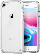 Apple iPhone 7 Hoesje - Spigen - UltraHybrid 2 Serie - Hard Kunststof Backcover - Crystal Clear - Hoesje Geschikt Voor Apple iPhone 7