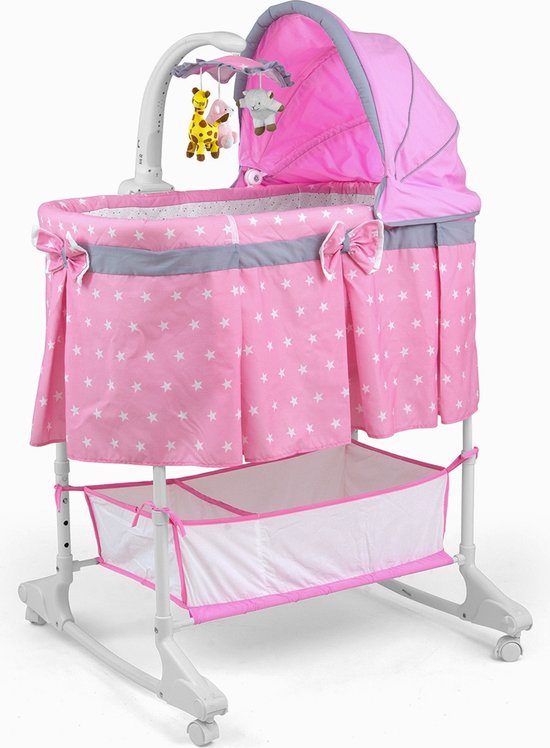 Milly Mally Cradle Sweet Melody 4in1 Remote Pink