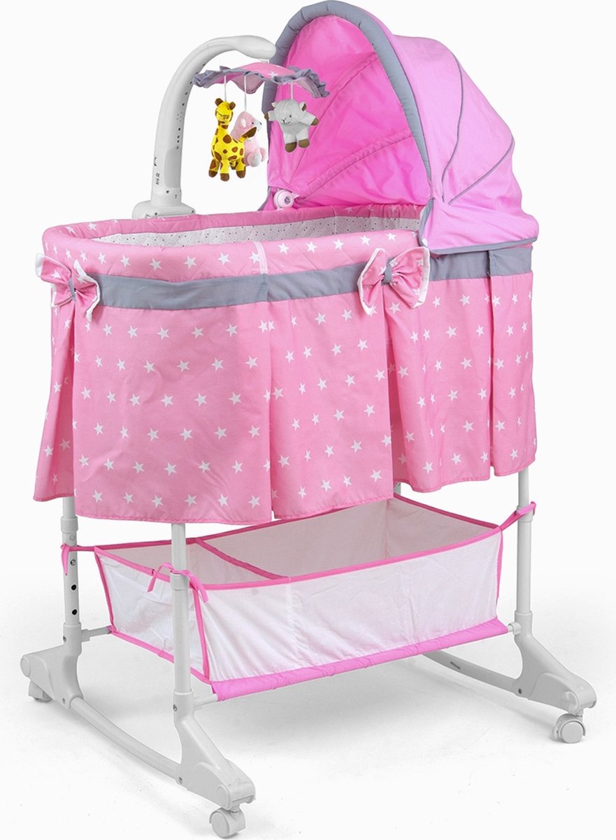 Milly Mally Cradle Sweet Melody 4in1 Remote Pink Milly Mally Cradle Sweet Melody 4in1 Remote Pink