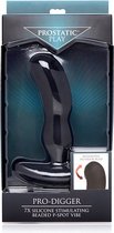 Pro-Digger 7X Silicone Stimulating Beaded P-Spot Vibe - Butt Plugs & Anal Dildos black