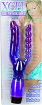 Double Penetrating Vibrator - Purple - Classic Vibrators purple