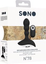 No. 78 - Rechargeable Anal Stimulator - Black - Anal Vibrators black