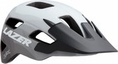 fietshelm Chiru unisex wit/zwart maat  52-56 cm