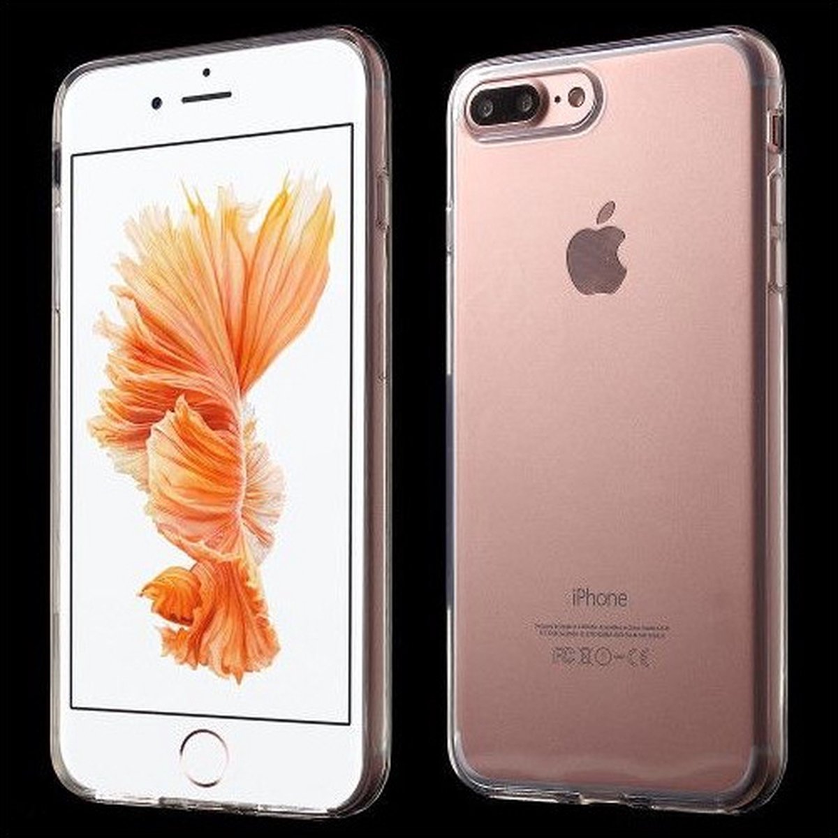 Hoesje - Geschikt voor iPhone SE (2022/2020), iPhone 8 / 7 Hoesje - TPU Back Cover - Transparant