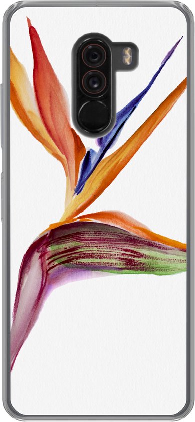 Coque Xiaomi Pocophone F1 - Strelitzia - Aquarelle - Fleurs - Coque de  téléphone en... | bol.com