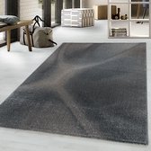 Tapijt in de woonkamer Schaduwpatroon Laagpolig Kunststof Bruin zachtpolig