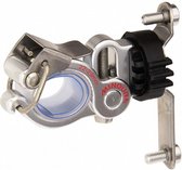 stuurbevestiging voor bidonhouder 65 mm zilver