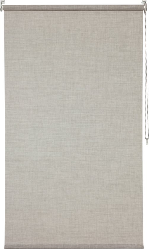 INSPIRE - zijtrekrolgordijn zonwering PUEBLA - MOON - B.75 x H.250 cm - beige - warmte-isolerend - raamgordijn
