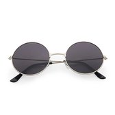 Freaky Glasses® – Hippie - Festivalbril – Rave Zonnebril – Gabber - Volwassenen - Dames – Heren - zwarte lenzen