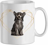 Mok chinese crested 4.3| Hond| Hondenliefhebber | Cadeau| Cadeau voor hem| cadeau voor haar | Beker 31 CL