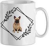 Mok franse bulldog 6.5| Hond| Hondenliefhebber | Cadeau| Cadeau voor hem| cadeau voor haar | Beker 31 CL