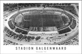 Walljar - Stadion Galgenwaard '73 - Zwart wit poster
