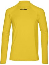 Masita | Thermoshirt Dames Lange Mouw Colshirt Skin Trainingsshirt Heren Kind Unisex 100% Polyester Sneldrogend - YELLOW - 116