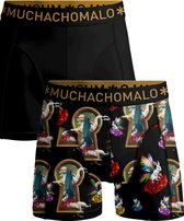 Muchachomalo-2-pack onderbroeken voor mannen-Elastisch Katoen-Boxershorts - Maat XXL