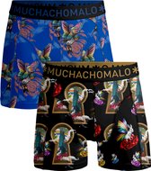 Muchachomalo-2-pack onderbroeken voor mannen-Elastisch Katoen-Boxershorts - Maat XL