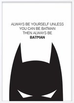 Poster Met Witte Lijst - Batman Poster