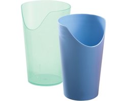 Comforthulpmiddelen Beker met neusuitsparing - blauw